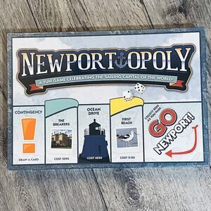 Newport-opoly Board Game Fun Family Game Night Rhode Island Sailing Sealed New